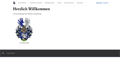 Desktop Screenshot of familie-von-boetticher.de